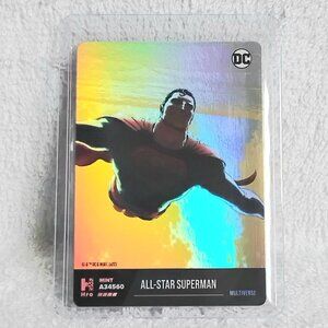 5/$20 Mint 2022 Hro Hybrid All-Star Superman Epic DC Holo Card A24560!!